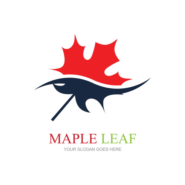 枫叶标志模板图标枫树图片下载