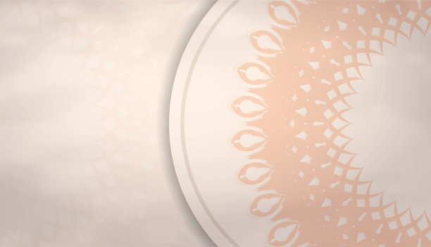 米色横幅与您的文本和地方图片下载