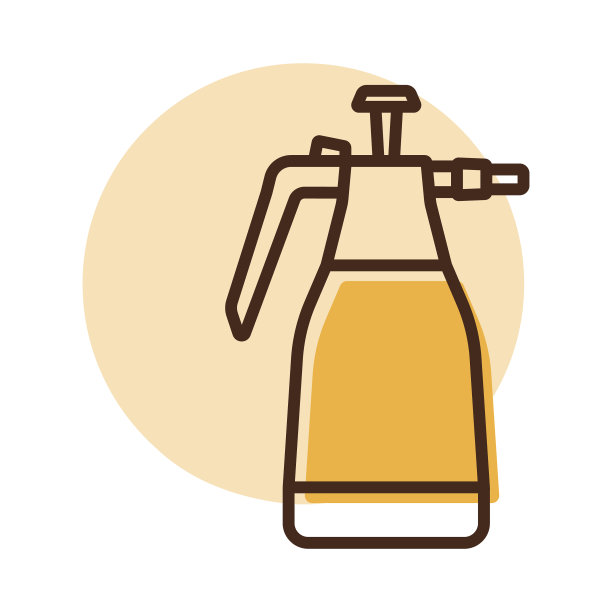 花园手压缩喷雾器泵图标图片下载