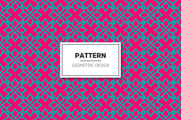 无缝图案与彩色几何艺术图片下载