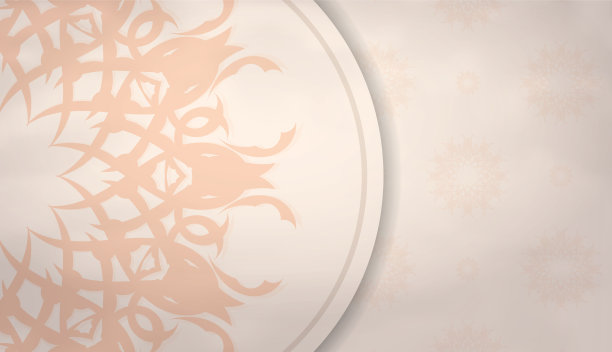 豪华的米色横幅与您的文本空间图片下载