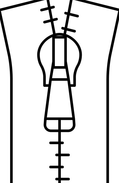 拉链配件线图标图片下载