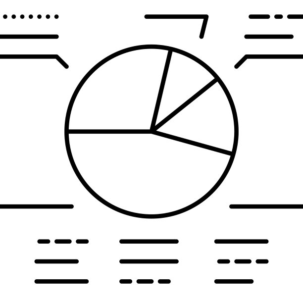 图表信息线图标黑色图片下载