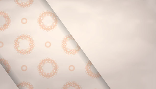 米色横幅与空间为您的文本和图片下载