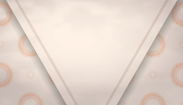 豪华的米色横幅与您的文本空间图片下载