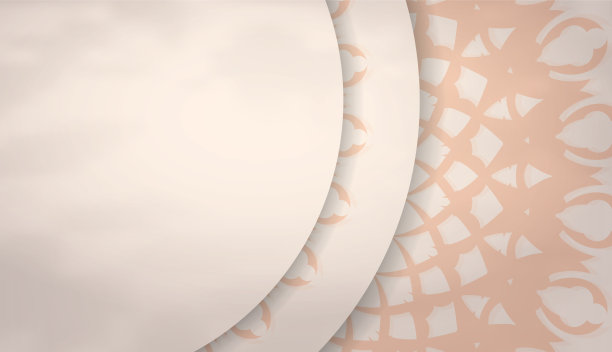 豪华的米色横幅与您的文本空间图片下载