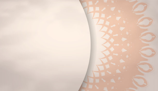 豪华的米色横幅与您的文本空间图片下载