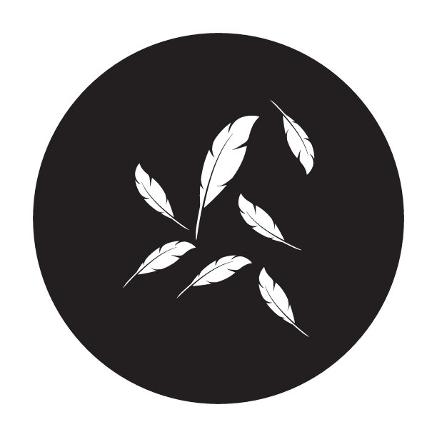 羽毛笔标识图片下载