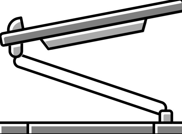 笔记本电脑支架彩色图标图片下载