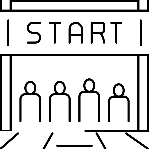 开始运行线图标图片下载