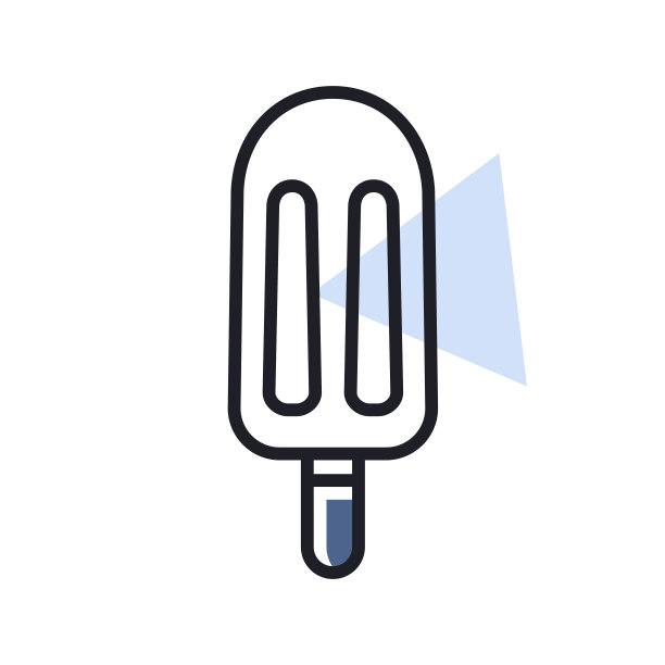 冰棒矢量图标。快餐的迹象图片下载