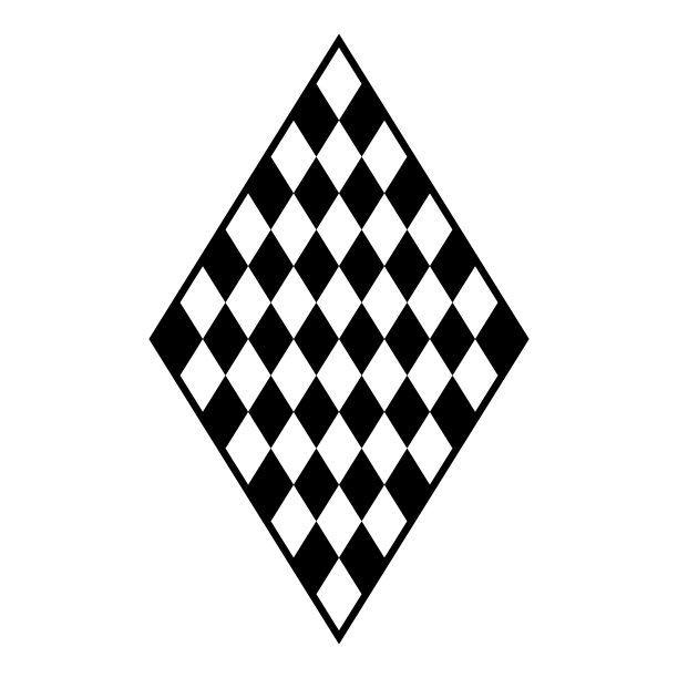 菱形平面图标孤立在白色背景图片下载