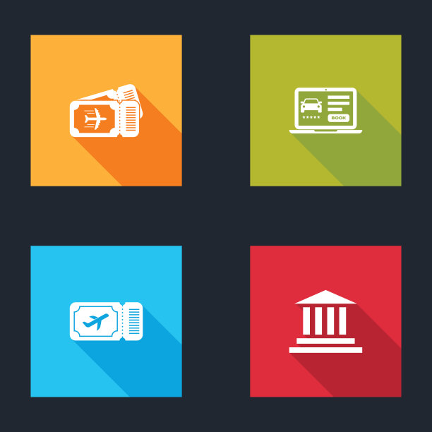 网上订机票、汽车共享和博物馆图片下载