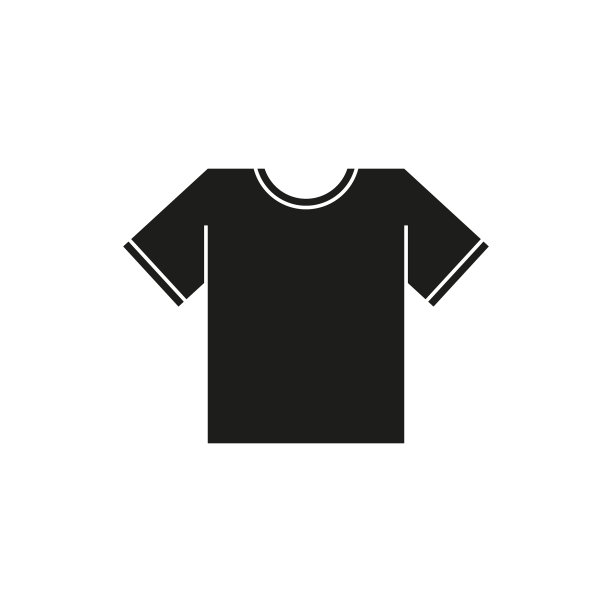 t恤图标简单的白色图片下载