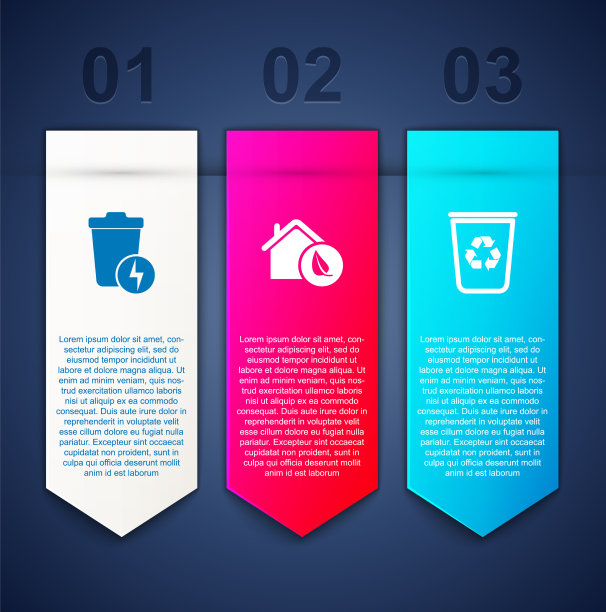 设置闪电与垃圾桶生态友好的房子图片下载