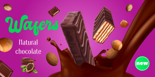 现实的晶片广告图片下载