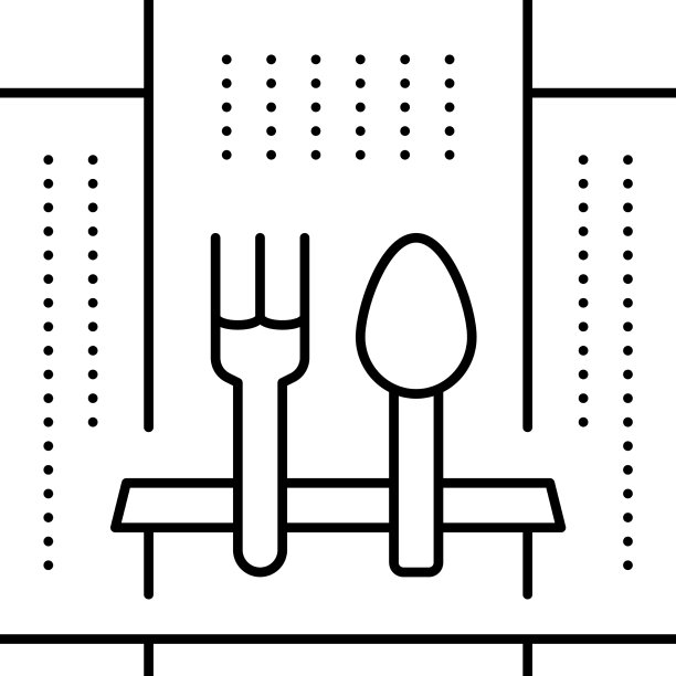 酒店餐饮服务专线图标图片下载