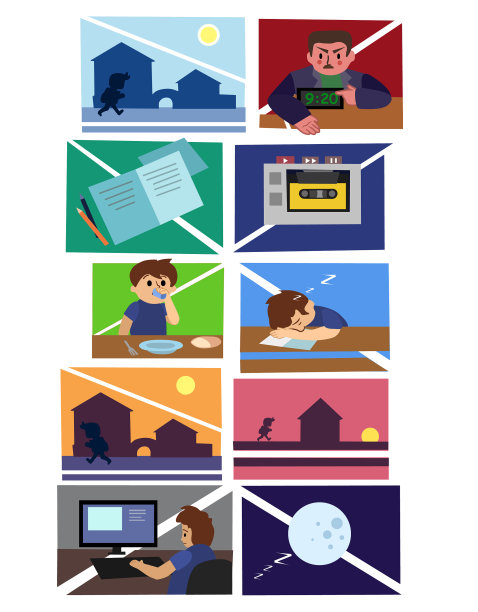 学生的日常生活图片下载