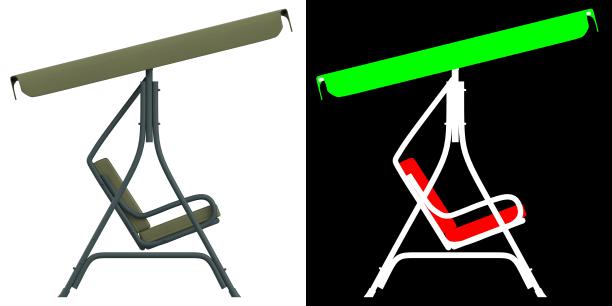 花园的秋千图片下载