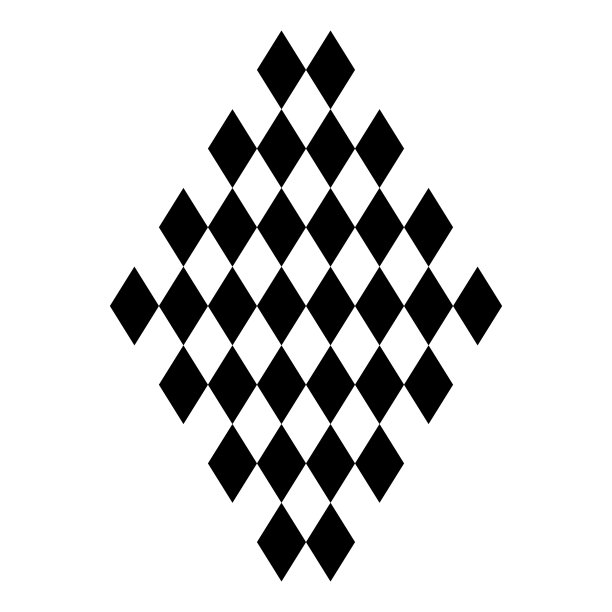 菱形平面图标孤立在白色背景图片下载