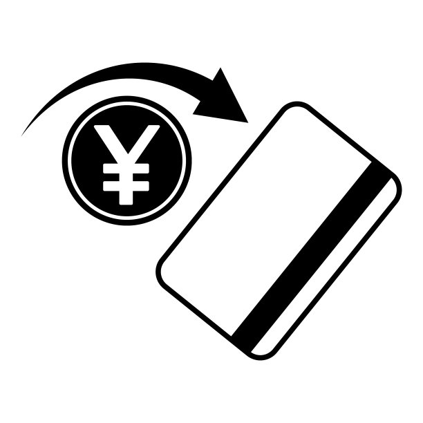 银行卡充值平图标孤立在白色上图片下载