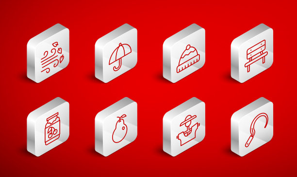 设线镰刀伞冬帽凳图片下载