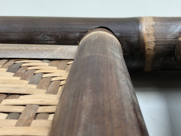 一张椅子上的竹子纹理的照片很有趣图片下载