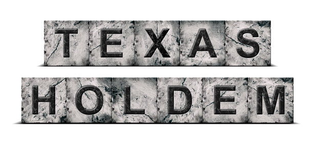 德州扑克，写在石头上，白底孤立。设计元素。扑克。赌博。图片下载