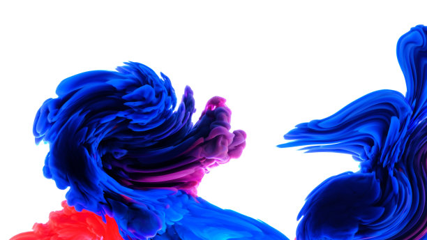 现代色彩设计背景，渐变色彩丰富的抽象背景，流畅放松的概念，图片下载