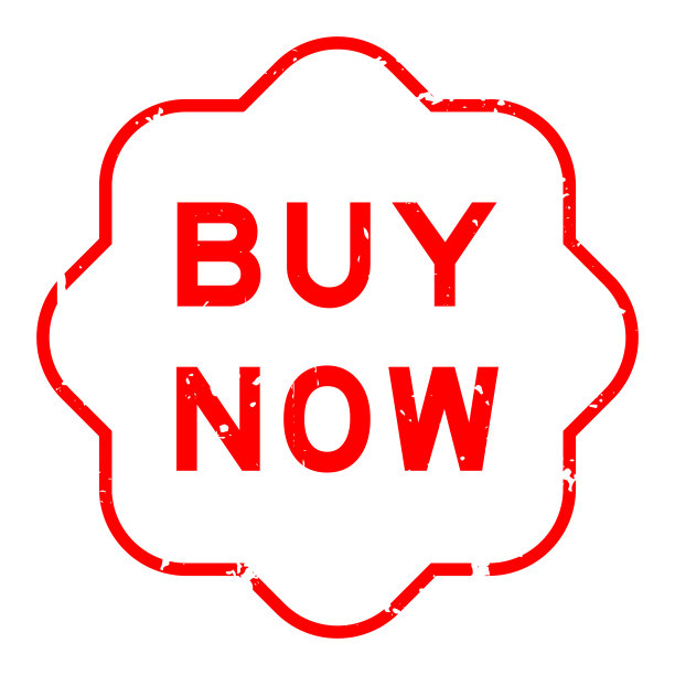 垃圾红买现在字橡胶印章在白色背景图片下载