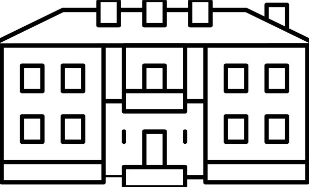 殖民时期的房屋标志图片下载