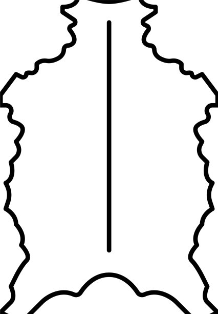 羊皮纸整个皮肤线条图标图片下载