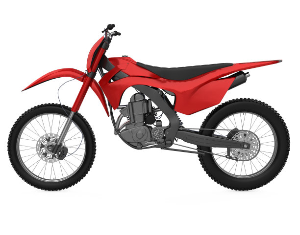 摩托车越野赛孤立图片下载