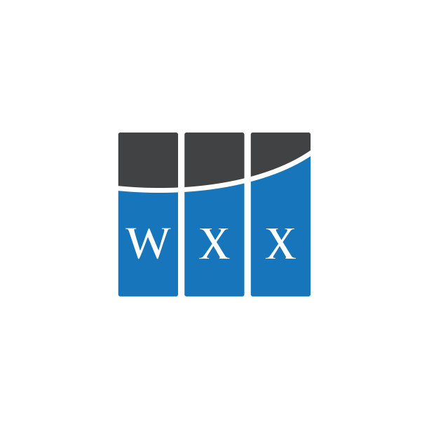 WXX字母logo设计，白底WXX图片下载