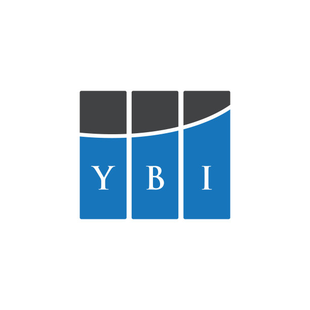 Ybi字母logo设计，白色背景Ybi图片下载
