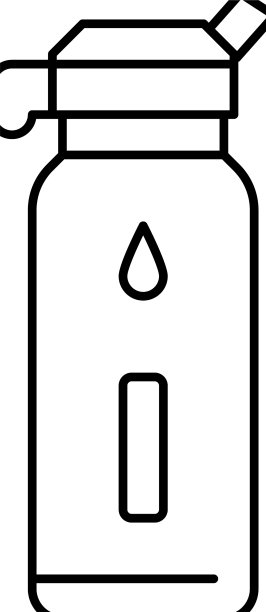 水瓶线图标图片下载