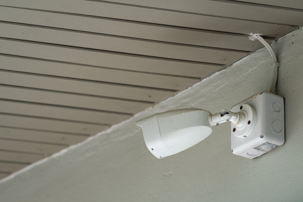 家庭安全无线摄像头。图片下载