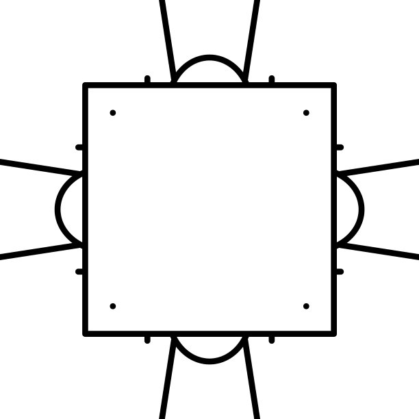周围照明设备线图标图片下载
