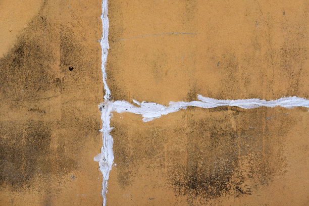 墙面保养由白色填充物等候喷漆图片下载