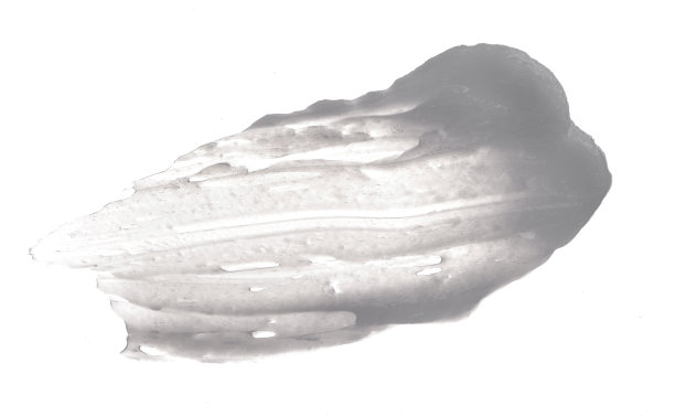 白色化妆霜刷孤立在白色背景图片下载