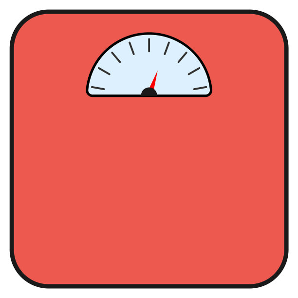 体重秤象征健康饮食，身体象征减肥图片下载