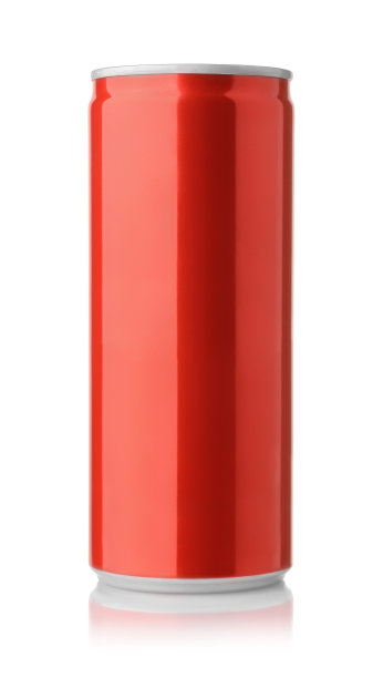 红色铝饮料罐图片下载