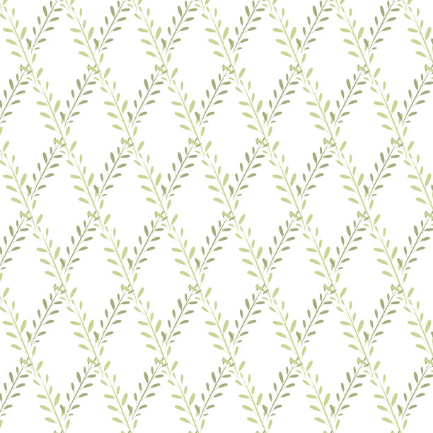 白色上有植物的无缝图案图片下载