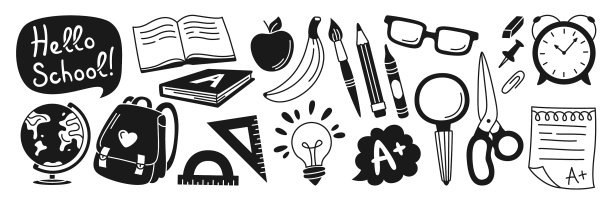 回学校字形邮票集学习学校图片下载