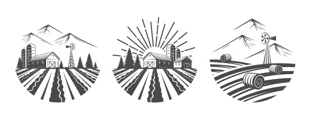 一套古老的乡村农场图片下载