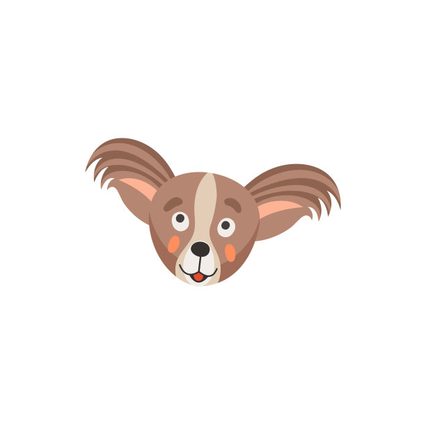 小吉娃娃小狗狗脸头面具肖像图片下载