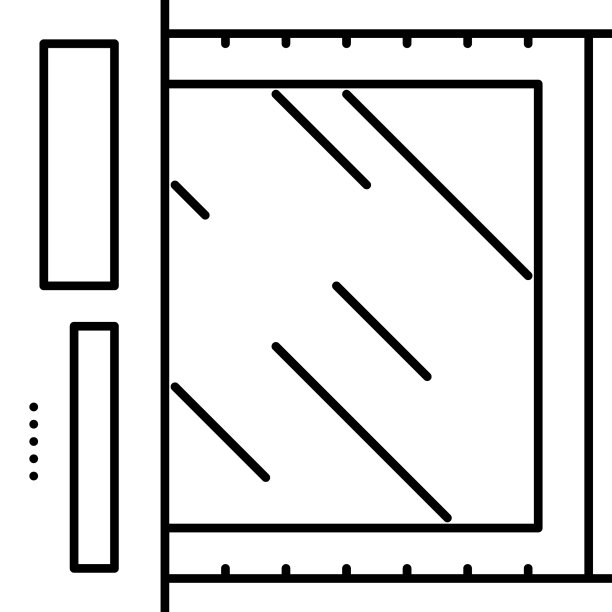 工厂机器为玻璃图标生产线图片下载