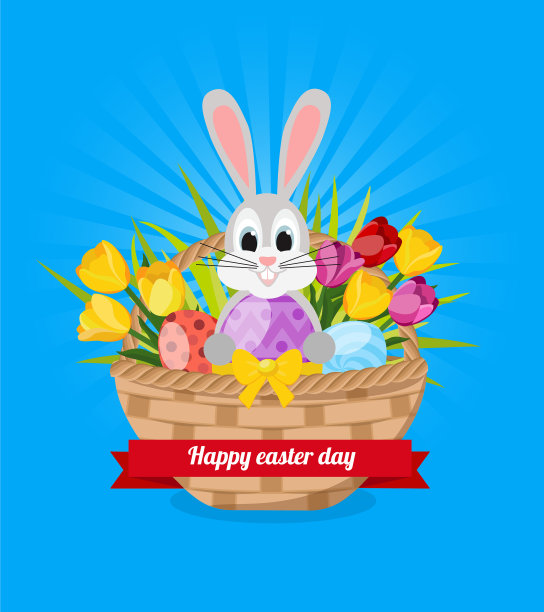 复活节快乐设计图片下载