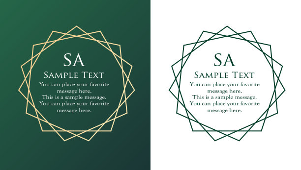 时尚的框架。设计模板。一副华丽的额头。图片下载