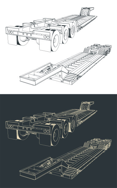 短脚衣橱拖车图片下载